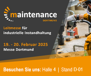 Besuchen Sie uns am 19.-20. Februar 2025 auf der maintenance-Messe in Dortmund. Wir werden uns in Halle 4 am Stand D-01 aufhalten. Wir freuen uns auf Euch