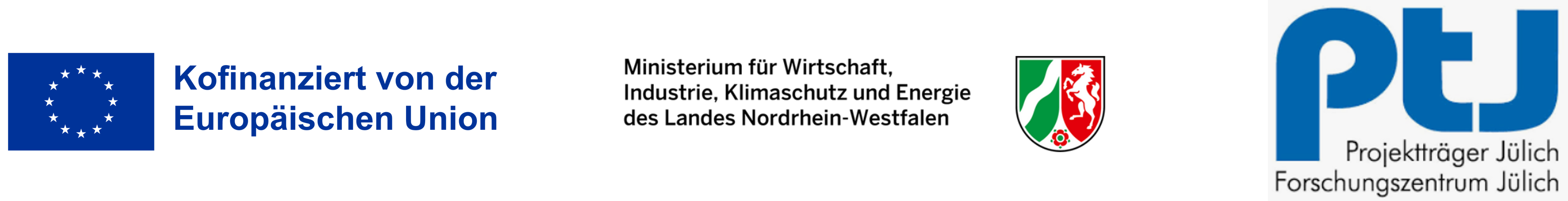 Logos der Fördergeber und Projektträger vom Smart -DLWD-Projekt