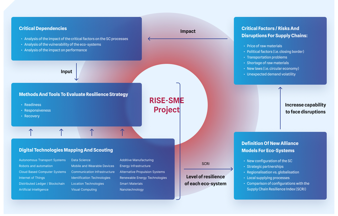 Fraunhofer IML Structure of the RISE-SME project